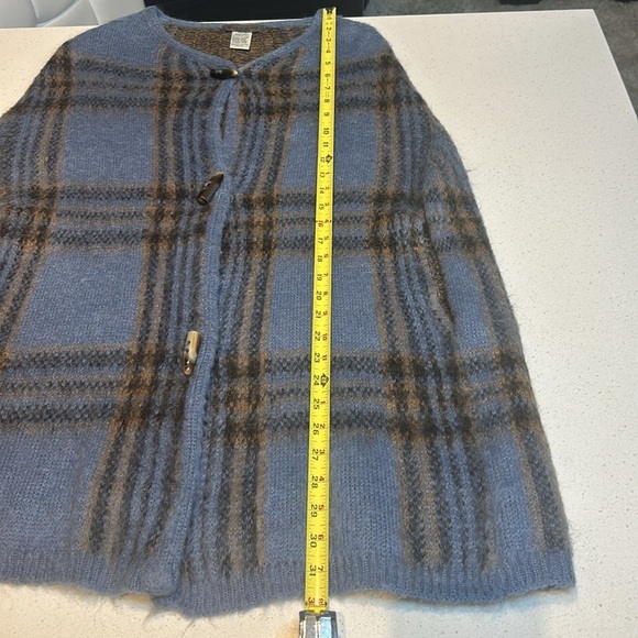 Elsamanda Made in Italy Mohair Blend Cape Poncho One Size Anthropologie - Picture 11 of 16